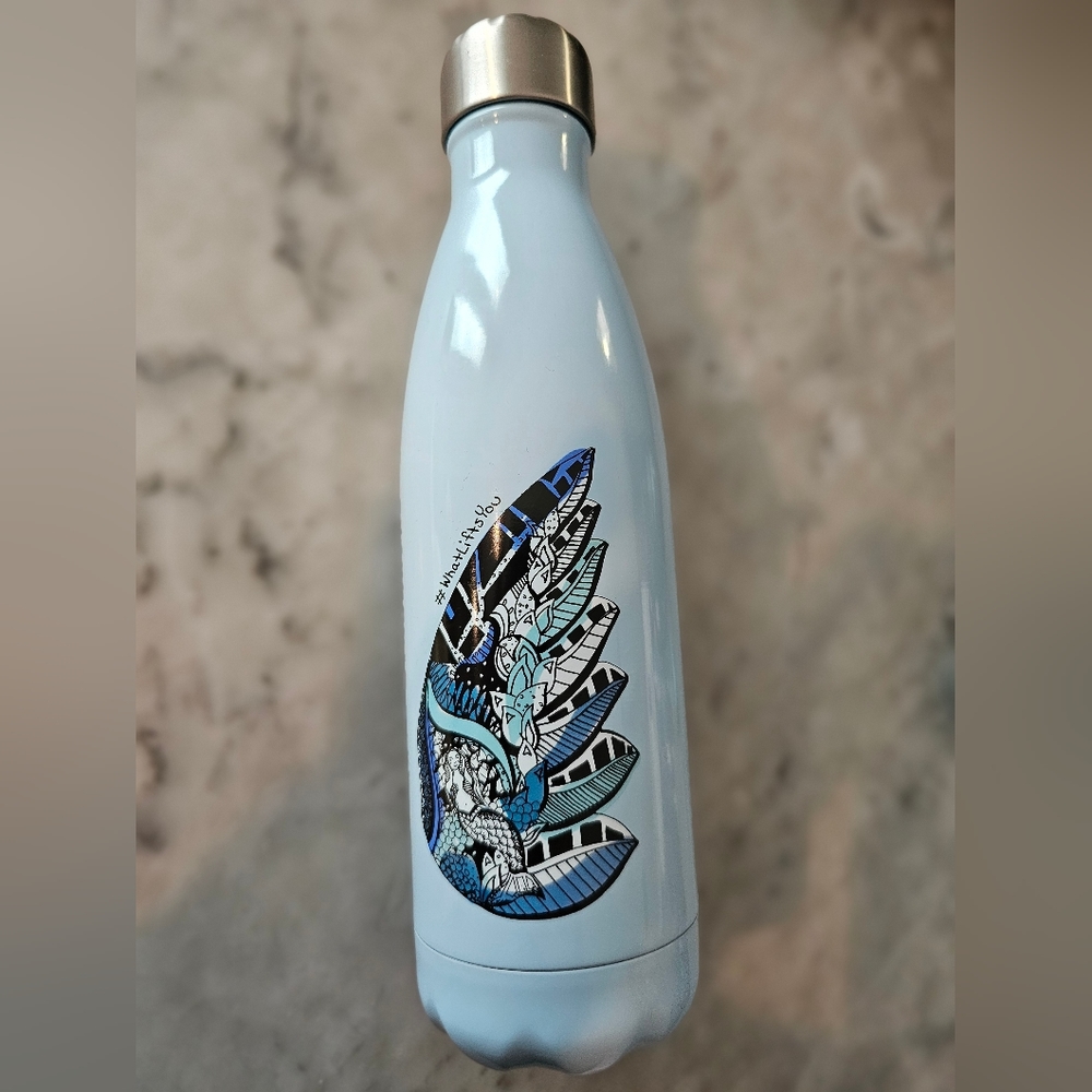 Starbucks S'well + Kelsey Montague Art Stainless Steel water bottle